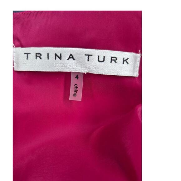 Trina Turk Andromeda 2 Dress in Planetary Pink size 4 NWOT Barbie Jetsons - Picture 8 of 8